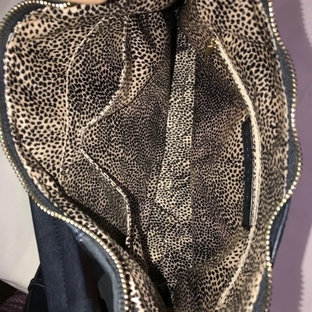 Sole Society Navy Blue Faux Leather Hand Bag -NWOT
